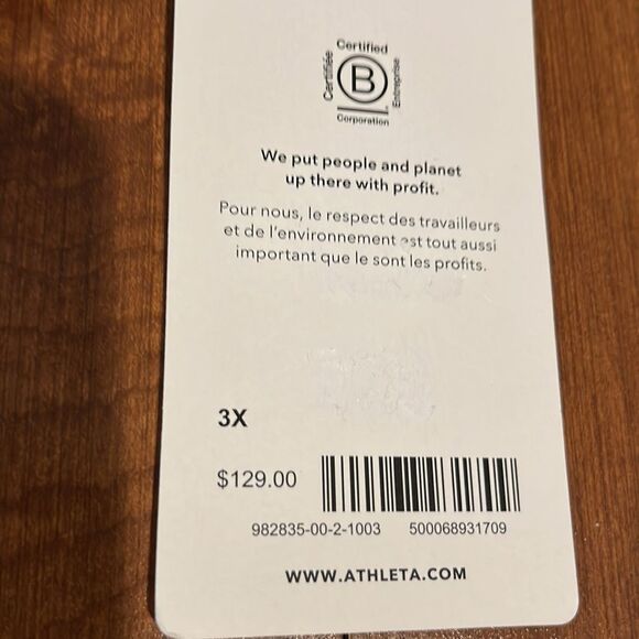 NWT Athleta Hawthorn Textured Merino Wool Blend Crew Sweater size 3X. - Picture 4 of 8